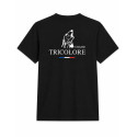 T-shirt Chasse Tricolore - noir (unisexe)
