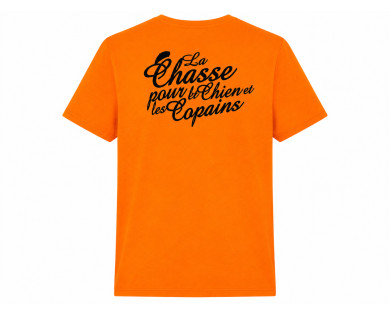 T-Shirt Les Valeurs Tricolores - Orange CHASSE TRICOLORE