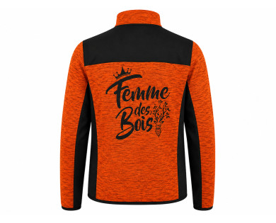 Veste Femme des bois - orange / noir CHASSE TRICOLORE