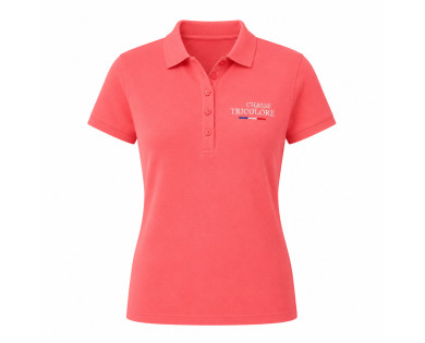Polo Femme des bois - corail CHASSE TRICOLORE