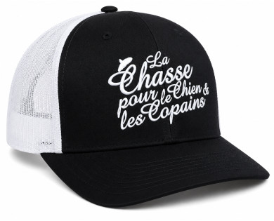 Casquette La chasse pour le chien et les copains - noir /...