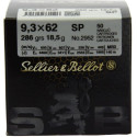 Munitions Sellier & Bellot Calibre 9.3X62 286 Grs SP - Boite de 50