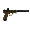 Pistolet FN 502 FDE tactique Calibre 22 LR Pack Silence