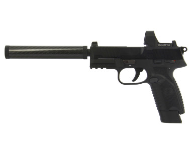 Pistolet FN 502 Noir Tactique Calibre 22 LR Pack Silence