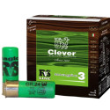 Boîte de 25 cartouches Clever RVS T3 Magic calibre 12/70 - 28 grs