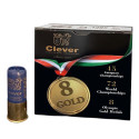 Boîte de 25 cartouches Clever Mirage T4 - 9 gold calibre 12/70 - 28 grs