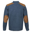 Pull col zippé Bleu Ligne Verney-Carron