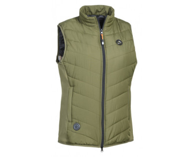 Gilet Chauffant Hybride Femme Kaki