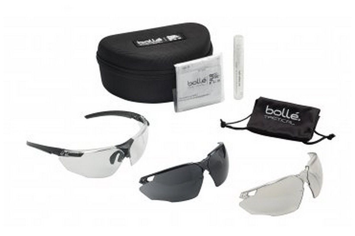 Lunettes Kit Fury BOLLE TACTICAL 3 écrans + Spray + Etui Lunettes Kit Fury BOLLE TACTICAL 3 écrans + Spray + Etui
