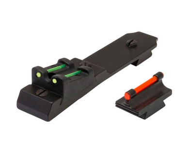 Hausse + guidon fibre optique TRUGLO pour carabine à levier sous garde Winchester/Henry/Marlin