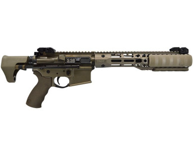 Carabine TROY French Defender TROT PDW FDE calibre .223 Rem canon 10,5''