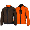Veste Polaire SOMLYS Réversible Orange/Marron