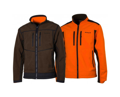 Veste Polaire SOMLYS Réversible Orange/Marron