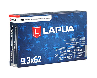 Munitions Lapua 9.3 X 62 285 Grains Soft Point