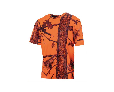 T-SHIRT SOMLYS Camo Orange Enfant