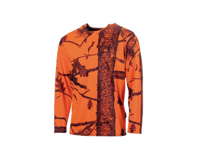 T-shirt manches longues SOMLYS Camo Orange