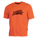 T-shirt SOMLYS Sanglier Orange
