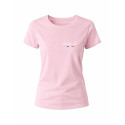 T-shirt CHASSE TRICOLORE Femme de Bois Rose