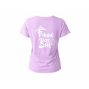T-shirt CHASSE TRICOLORE Femme de Bois Rose