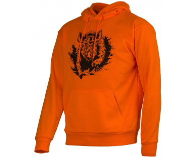 Sweat à capuche Sanglier SOMLYS Enfant Orange