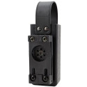 Porte-chargeur GHOST en ABS noir avec clip de rotation