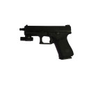 Pistolet Glock 44 fileté 22 LR ***OCCASION*** + Silencieux + Lazer