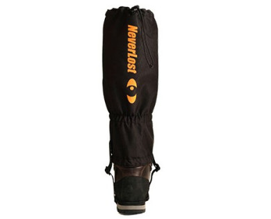 Paire de guêtres NEVERLOST nylon orange / noir