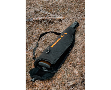 Housse de transport NEVERLOST orange / noir pour fusil démonté – 2 compartiments