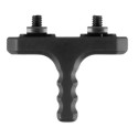 Poignée aluminium micro prise Stop M-Lok verticale noire PARANTEZ MORISSON