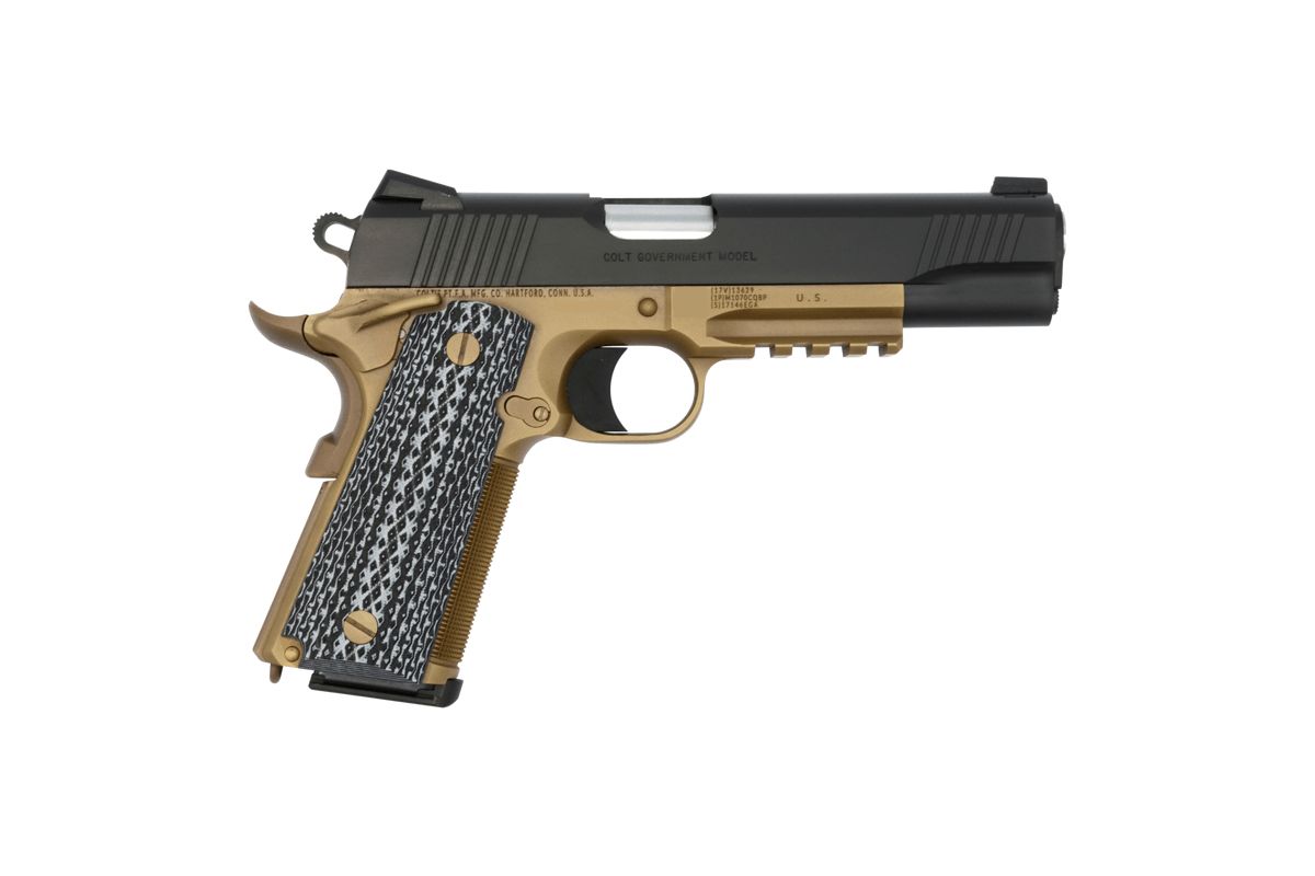 Pistolet COLT 1911 Custom Shop CQB FDE/Black Cal.45 ACP 5"