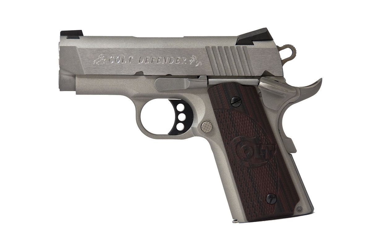 Pistolet COLT 1911 Defender Anodized Stainless Cal.45 ACP 3"
