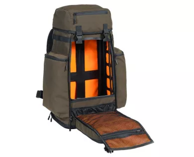 Sac à dos siège PROHUNT Kaki / Orange fluo 35 litres