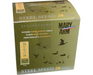 Cartouches de chasse Mary Arm Migration 28 Plomb n°7.5+8.5 