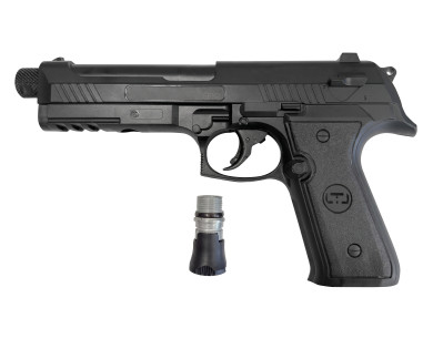 Pack Pistolet de défense LTL Alfa 1.5 Gen II Noir calibre 50 + 25 billes X-Rey