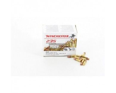 Munitions 22LR Winchester SUPER X 36 gr LHP Copper Plater Boîte de 235 