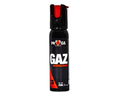 Bombe de défense GAZ CS 25 ML