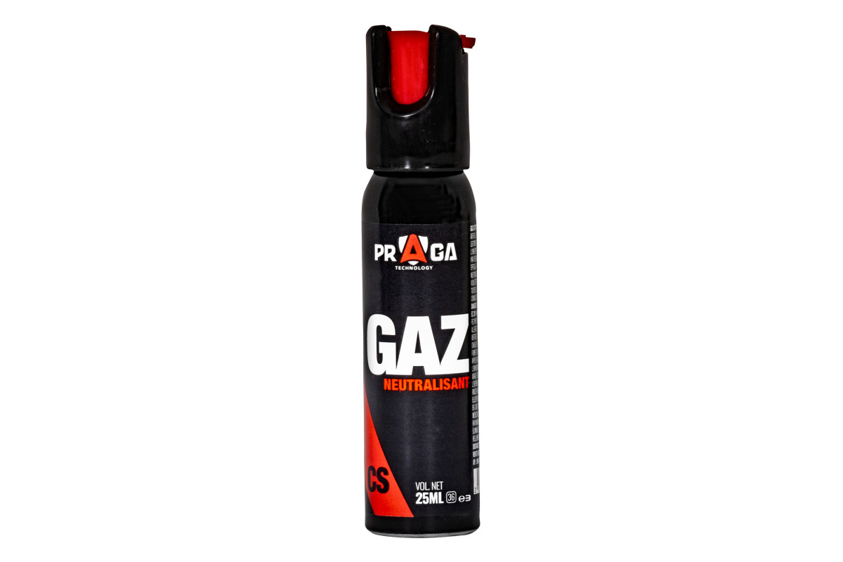 Bombe de défense GAZ CS 25 ML