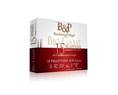Chevrotines B&P BIG GAME PALLETONI 15 grains calibre 12/70 