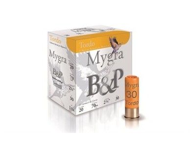 Cartouches B&P MYGRA TORTORA calibre 20/70 30g 