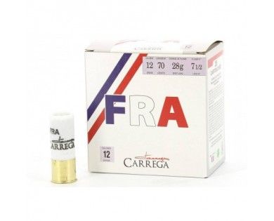 1 boîte de 25 Cartouches CARREGA France 28 grammes 7.5 calibre 1