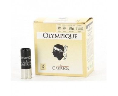 1 boîte de 25 Cartouches CARREGA Olympique 28 grammes 7.5 calibre 12