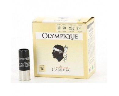 250 Cartouches CARREGA Olympique 28 grammes N°7 calibre 12