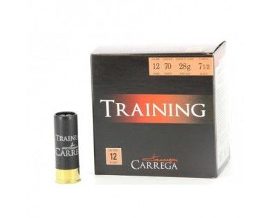 1 boîte de 25 Cartouches CARREGA Training 28 Grammes 7.5 calibre 12