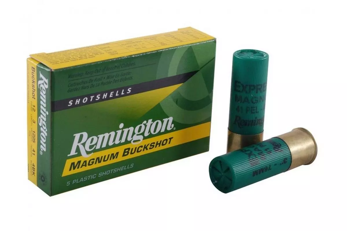 Cartouches de chasse Remington chevrotines 41 grains 12/76 