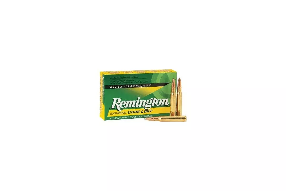 Munitions Remington Core Lokt 222 Rem 1/2 Blindée Pointue 