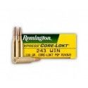 Munitions Remington 243 PSP 100 Grains 