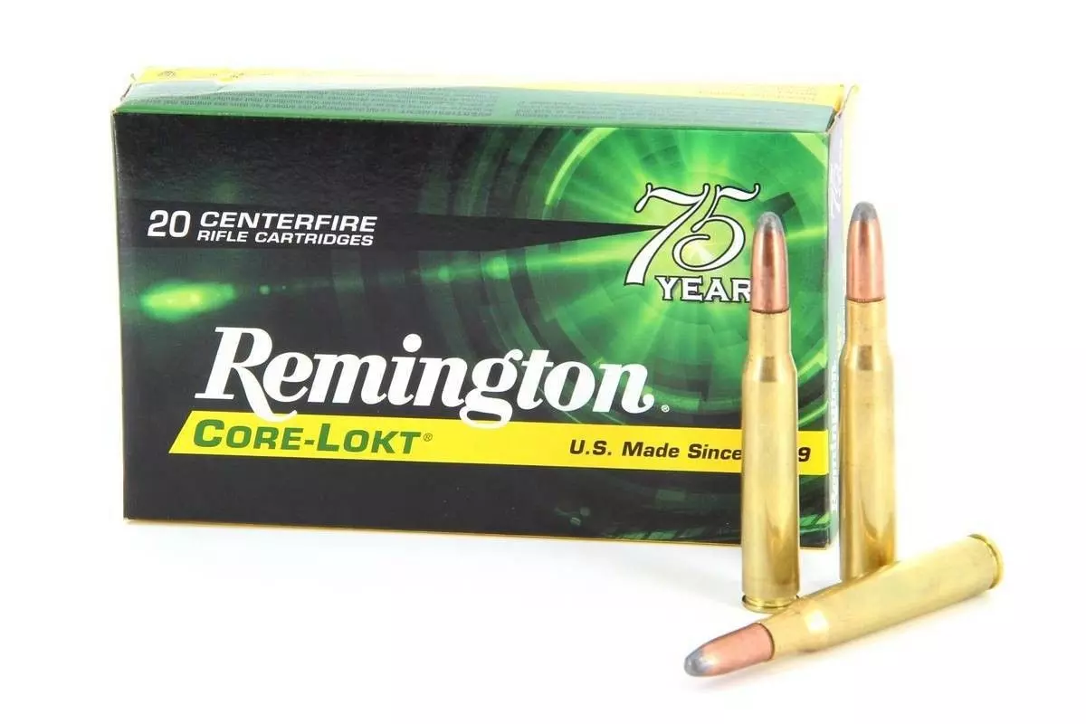 Munitions Remington Core Lokt calibre 30-06 - 220 grs 