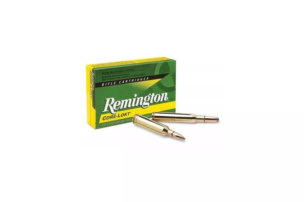 Munitions Remington Core Lokt 7X64 Pointe Creuse 140 Gr 