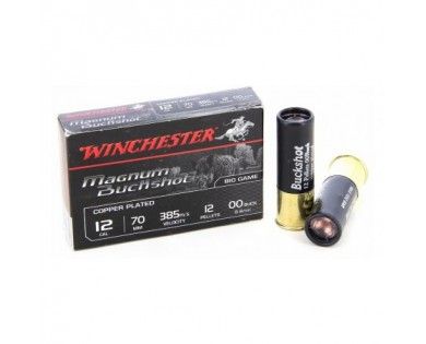 Cartouches chevrotines calibre 12/70 12 grains de 8.6mm 