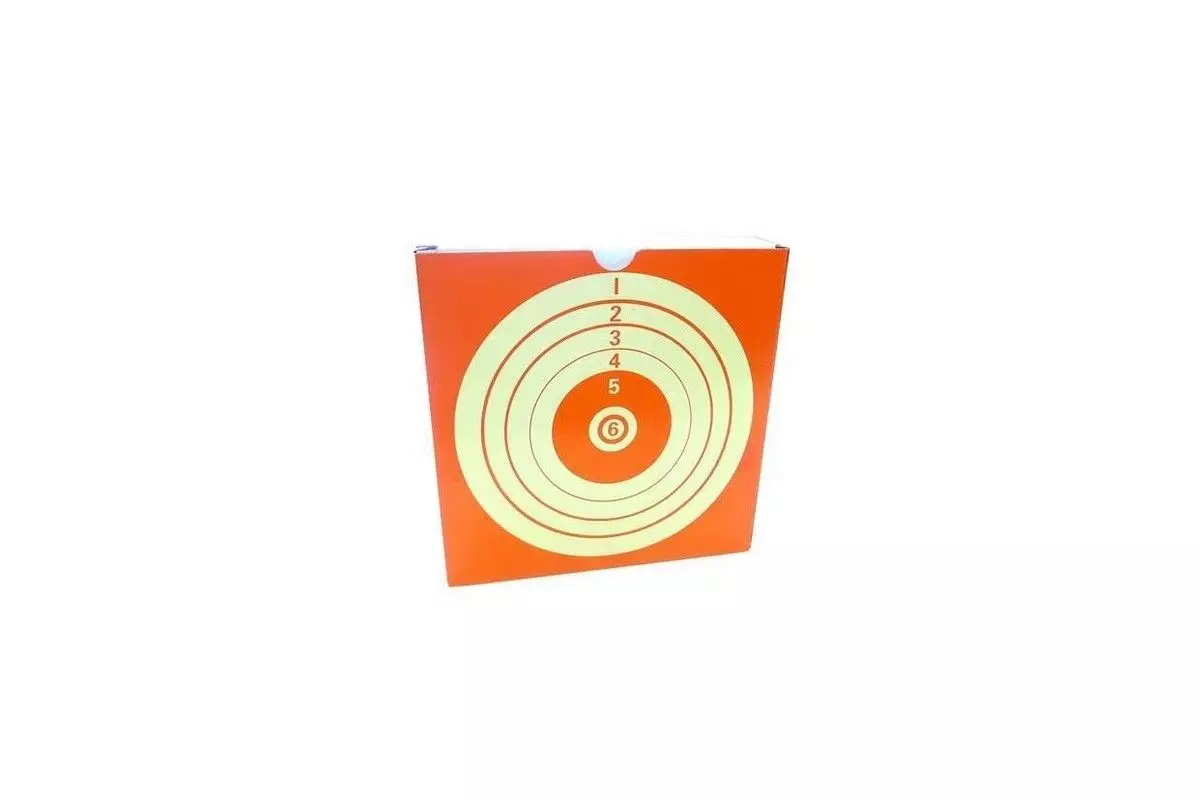 Cibles de tir rouge et blanc 14x14 cm x10 